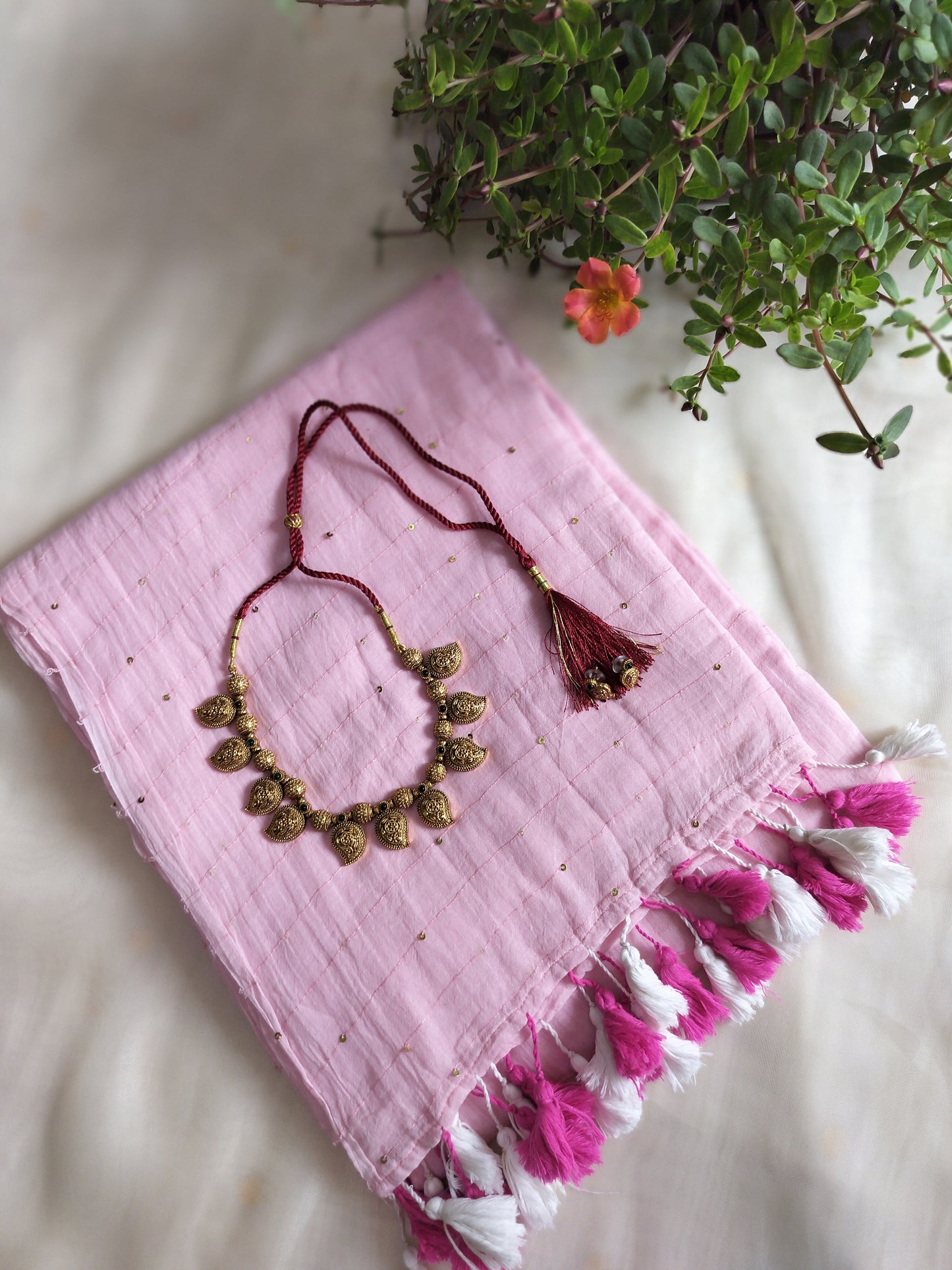 Pure mul cotton saree